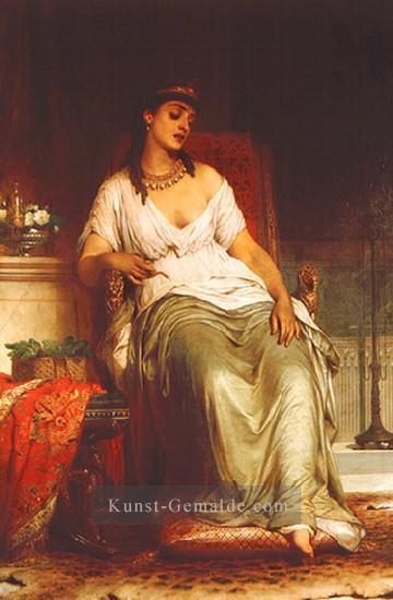 Thomas Francis Cleopatra viktorianisch Maler Frank Bernard Dicksee Ölgemälde